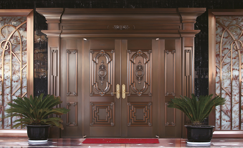 L007亞歷山大,別墅銅門,豪華銅門,四開(kāi)銅門